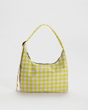 Bolsa De Hombro Baggu Mini Nylon Amarillo | 684095-QJI