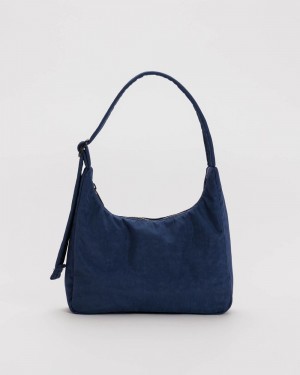 Bolsa De Hombro Baggu Mini Nylon Azul Marino | 517648-JVD