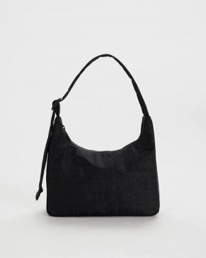 Bolsa De Hombro Baggu Mini Nylon Negras | 568031-QEO