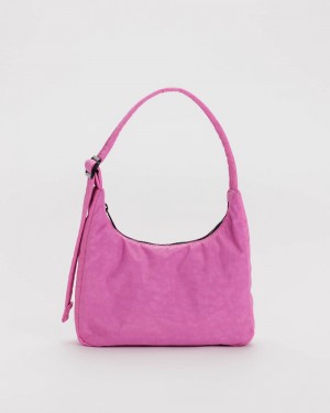 Bolsa De Hombro Baggu Mini Nylon Rosas | 130982-PQE