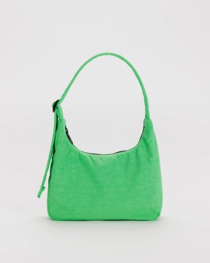 Bolsa De Hombro Baggu Mini Nylon Verde | 723619-TUG
