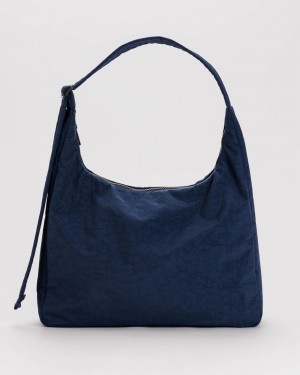 Bolsa De Hombro Baggu Nylon Azul Marino | 043169-CHV