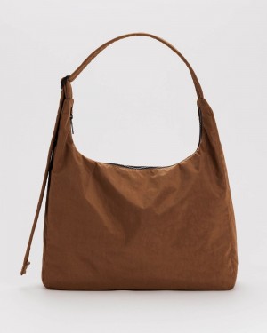 Bolsa De Hombro Baggu Nylon Marrones | 732895-QXA
