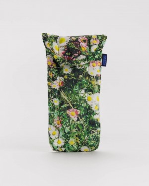 Bolsa Estuche Baggu Puffy Glasses Sleeve Verde | 761532-DIK