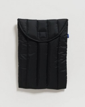 Bolsa Estuche Baggu Puffy Laptop Sleeve 13"/14" Negras | 375214-CAP