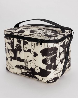 Bolsa Nevera Baggu Puffy Blancas Negras | 817425-CHV