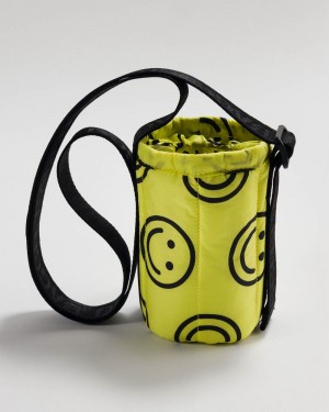 Bolsa Outdoor Baggu Puffy Agua Bottle Sling Amarillo | 629735-TCO