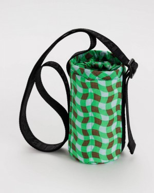 Bolsa Outdoor Baggu Puffy Agua Bottle Sling Verde | 708136-IAV