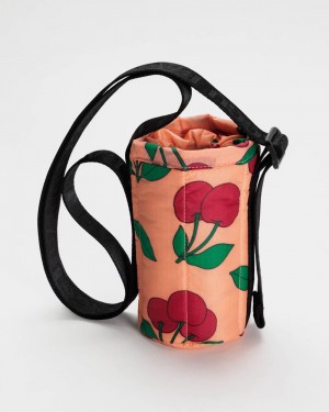 Bolsa Outdoor Baggu Puffy Agua Bottle Sling Rosas | 648031-ZJP