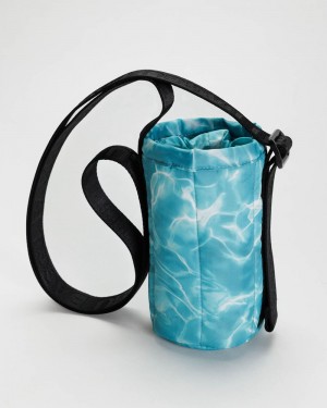 Bolsa Outdoor Baggu Puffy Agua Bottle Sling Azules | 905612-TOA