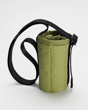 Bolsa Outdoor Baggu Puffy Agua Bottle Sling Verde Oliva | 574862-CJN