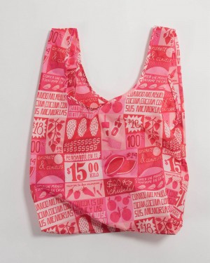 Bolsa Reutilizable Baggu Standard Rosas | 415832-JRO
