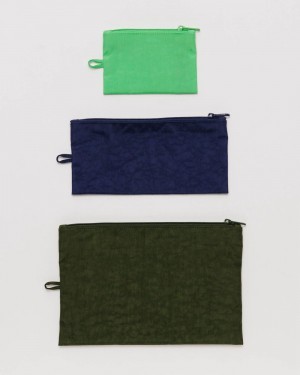 Bolso Pequeño Baggu Flat Pouch Set Multicolor | 253601-UNI