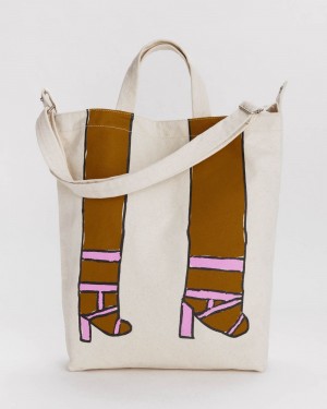 Bolso Tote Baggu Duck Blancas | 463251-LGK