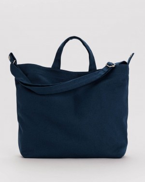 Bolso Tote Baggu Horizontal Duck Azul Marino | 529013-PXR