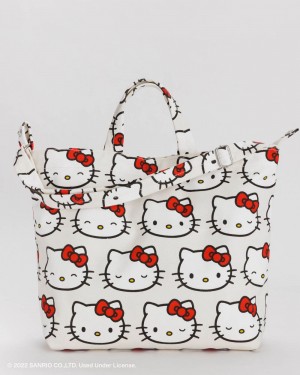 Bolso Tote Baggu Horizontal Duck Blancas | 157496-NFU