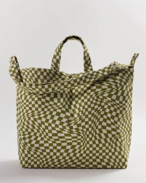 Bolso Tote Baggu Horizontal Duck Verde Oliva | 271680-IJE