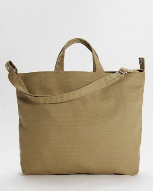Bolso Tote Baggu Horizontal Zip Duck Kaki | 935864-HIN