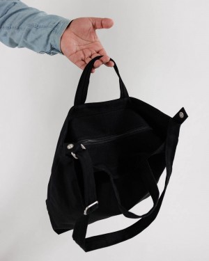 Bolso Tote Baggu Horizontal Zip Duck Negras | 275483-PBC