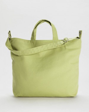 Bolso Tote Baggu Horizontal Zip Duck Verde | 836754-IFV