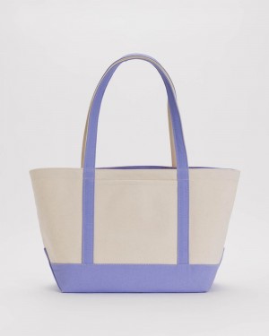 Bolso Tote Baggu Medium Heavyweight Lona Azules | 086142-KUR
