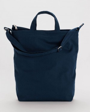 Bolso Tote Baggu Zip Duck Azul Marino | 524936-DHF