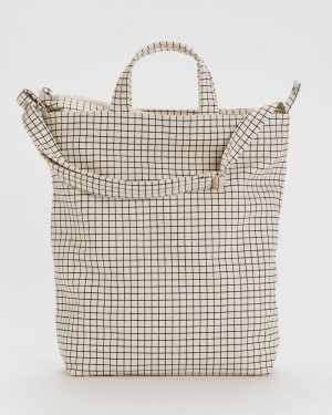 Bolso Tote Baggu Zip Duck Beige | 271469-NOZ