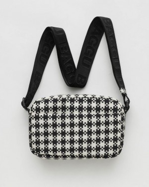 Bolsos Cruzados Baggu Camera Negras Blancas | 540687-CVZ