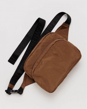 Bolsos Cruzados Baggu Fanny Pack Marrones | 264587-EOZ