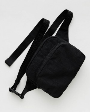 Bolsos Cruzados Baggu Fanny Pack Negras | 408937-MVT