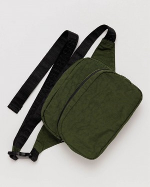 Bolsos Cruzados Baggu Fanny Pack Verde Oliva | 279581-WCM