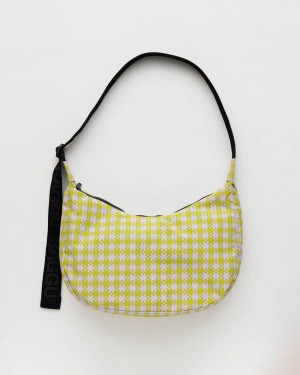 Bolsos Cruzados Baggu Medium Nylon Crescent Amarillo | 405263-HSP
