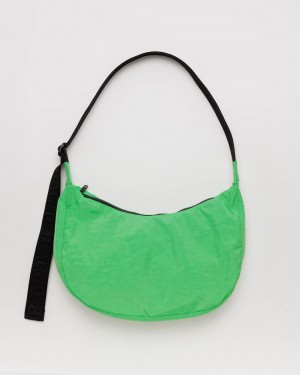 Bolsos Cruzados Baggu Medium Nylon Crescent Verde | 459672-CPX
