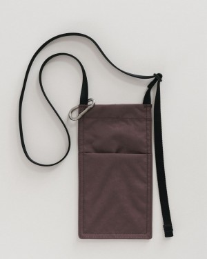 Bolsos Cruzados Baggu Phone Sling Marrones | 204671-DOT