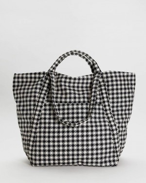 Bolsos De Viaje Baggu Travel Cloud Negras Blancas | 358601-MEJ