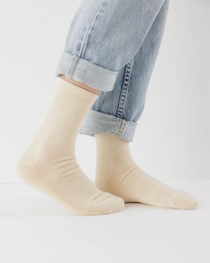 Calcetines Baggu Ribbed Beige | 309125-WSI