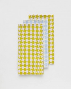 Paño Reutilizable Baggu Set Amarillo Azules | 208496-GSH