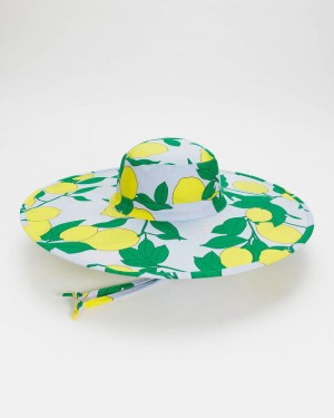 Sombreros Baggu Packable Sun Limón | 712590-FKN