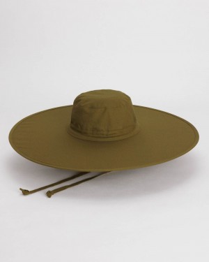 Sombreros Baggu Packable Sun Verde Oliva | 687903-YRB