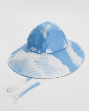 Sombreros Baggu Soft Sun Azules Blancas | 604715-AZY