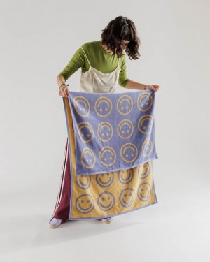 Toalla Baggu Bath Azules Amarillo | 402376-ORK