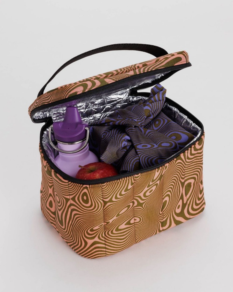 Bolsa De Almuerzo Baggu Puffy Marrones | 806591-CLD