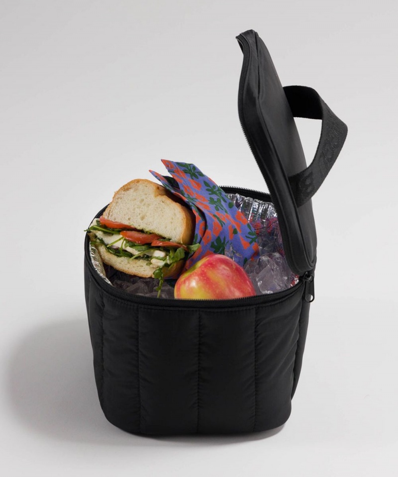 Bolsa De Almuerzo Baggu Puffy Negras | 732104-FCH