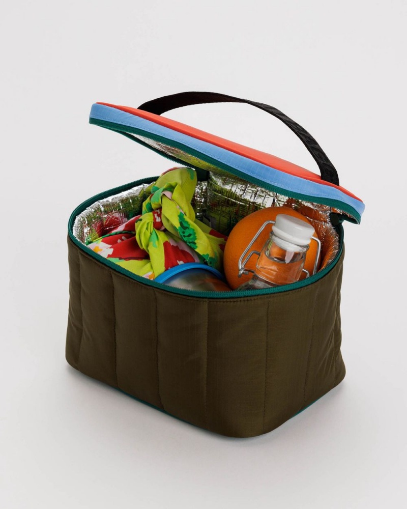 Bolsa De Almuerzo Baggu Puffy Verde Oliva | 145376-ZRB
