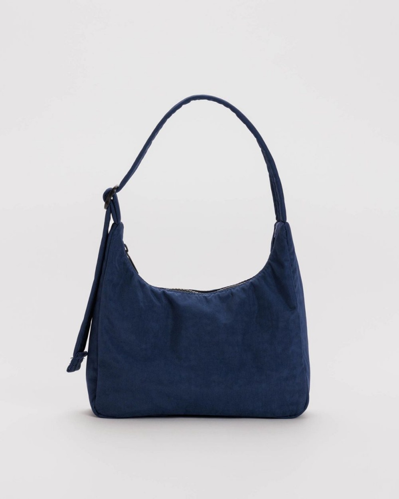 Bolsa De Hombro Baggu Mini Nylon Azul Marino | 517648-JVD