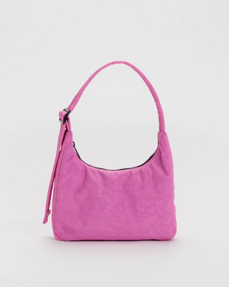 Bolsa De Hombro Baggu Mini Nylon Rosas | 130982-PQE