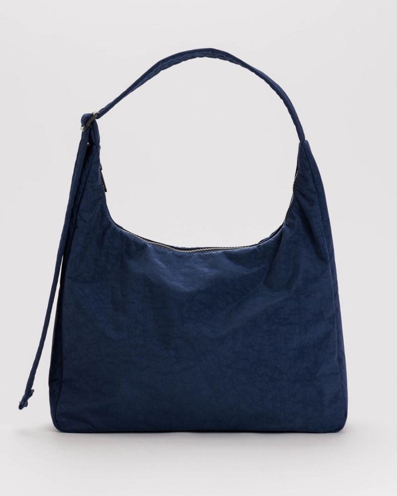 Bolsa De Hombro Baggu Nylon Azul Marino | 043169-CHV