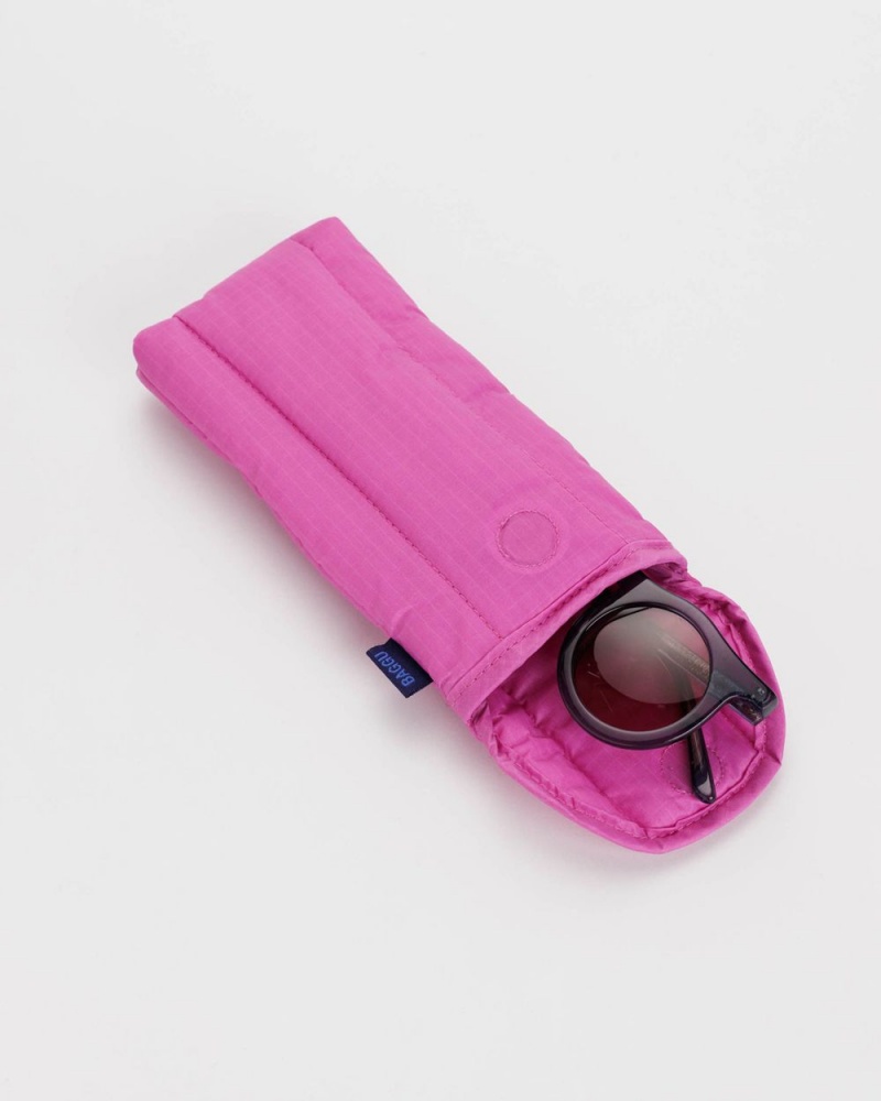 Bolsa Estuche Baggu Puffy Glasses Sleeve Rosas | 378016-ZCF