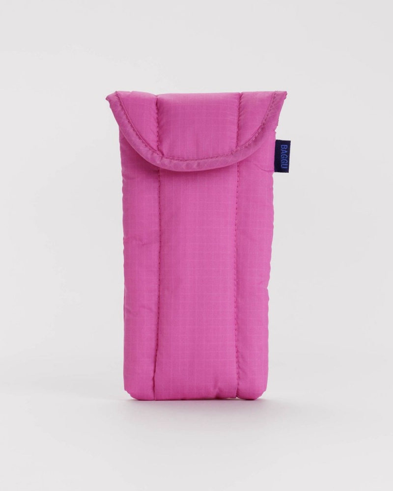 Bolsa Estuche Baggu Puffy Glasses Sleeve Rosas | 378016-ZCF