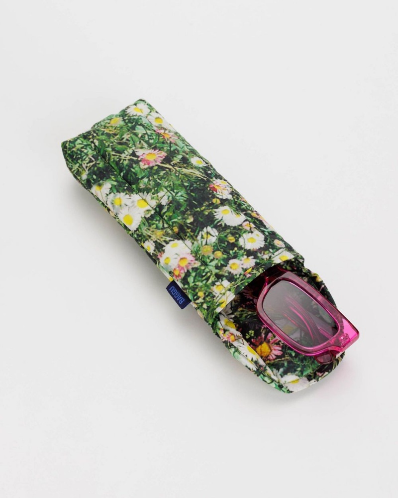 Bolsa Estuche Baggu Puffy Glasses Sleeve Verde | 761532-DIK